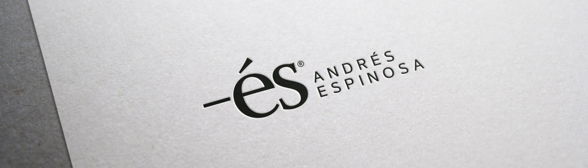 Andrés Espinosa cabecera logotipo